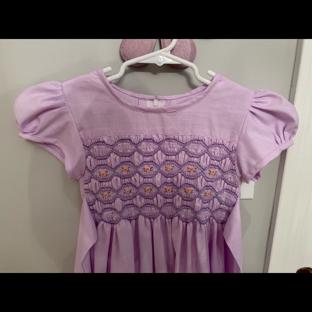 Cotton hand embroidered dress